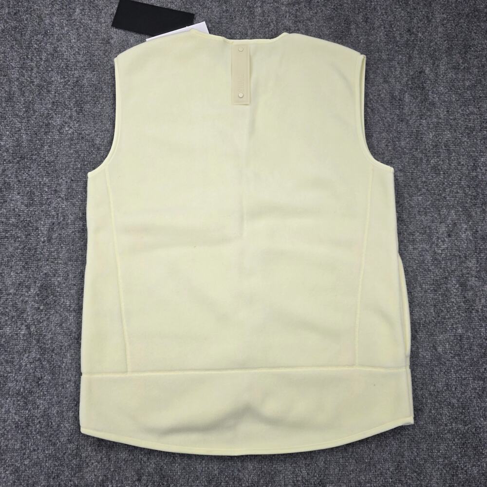 RAINS Vest Unisex Small Yellow Breathable Insulated Water Repellent Fleece - Picture 3 of 16